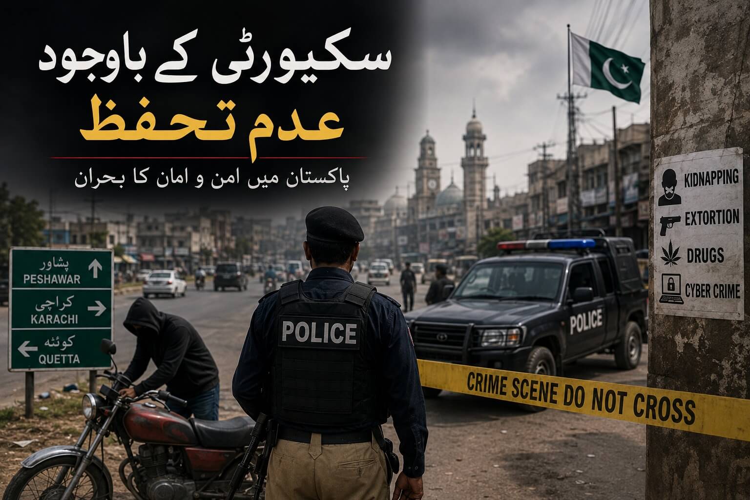 Insecurity Amid Security Law and Order Crisis in Pakistan